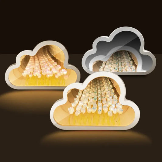 Flower Cloud Tulip Mirror Lighting Lamp